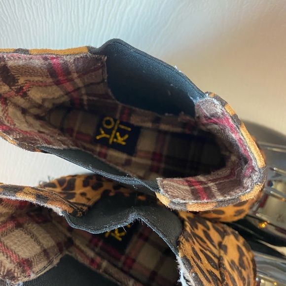Slip on Winter Duck Boots Leopard - Picture 5 of 5